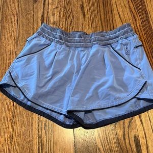 Blue Lululemon Linerless Short